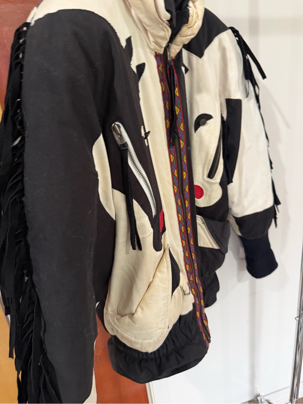 Vintage Rare Collectible Neiman Marcus Puffer Coat Horses Equestrian Southwester - Picture 5 of 16